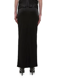 Fluid Jersey Maxi Skirt