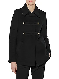 Clara - Double-Face Virgin Wool Peacoat