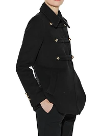Clara - Double-Face Virgin Wool Peacoat