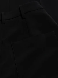 Matte Crepe Cargo Trousers