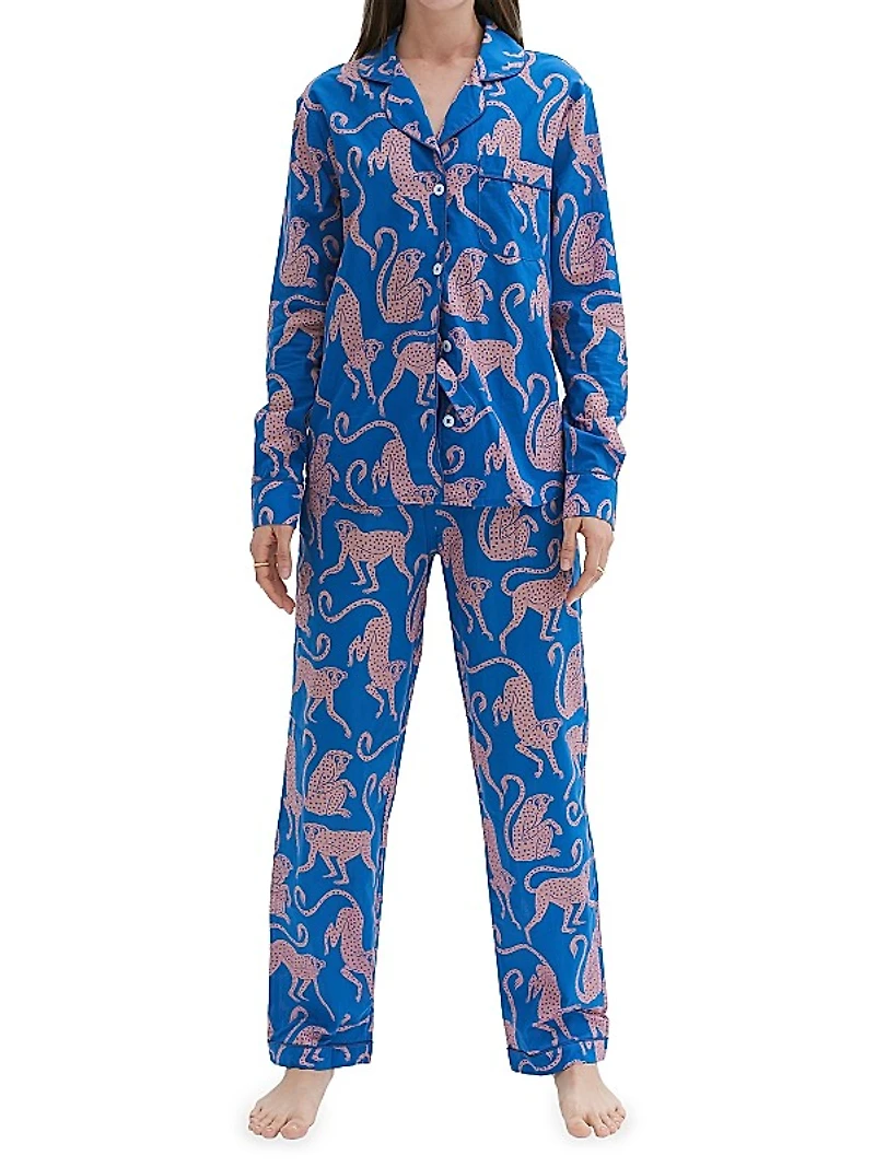 Chango Print Pajama Set