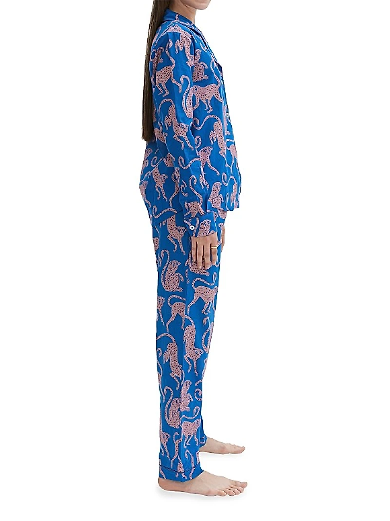 Chango Print Pajama Set