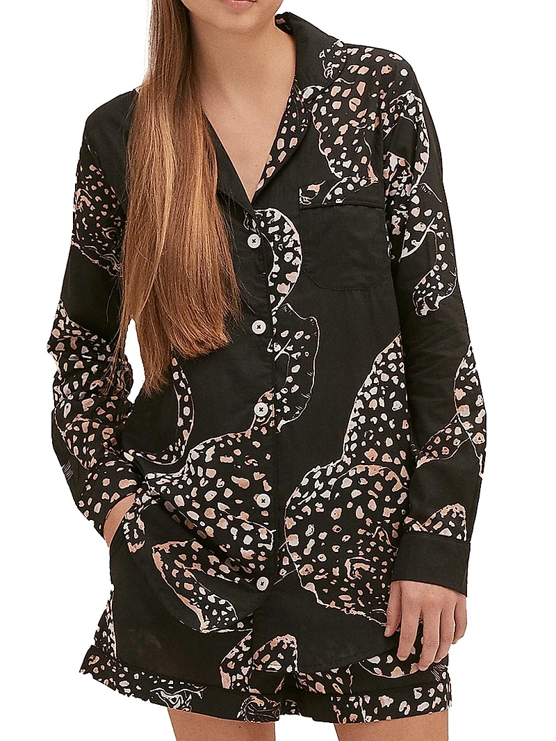 Jaguar Short 2-Piece Pajama Set