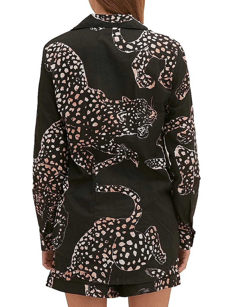 Jaguar Short 2-Piece Pajama Set