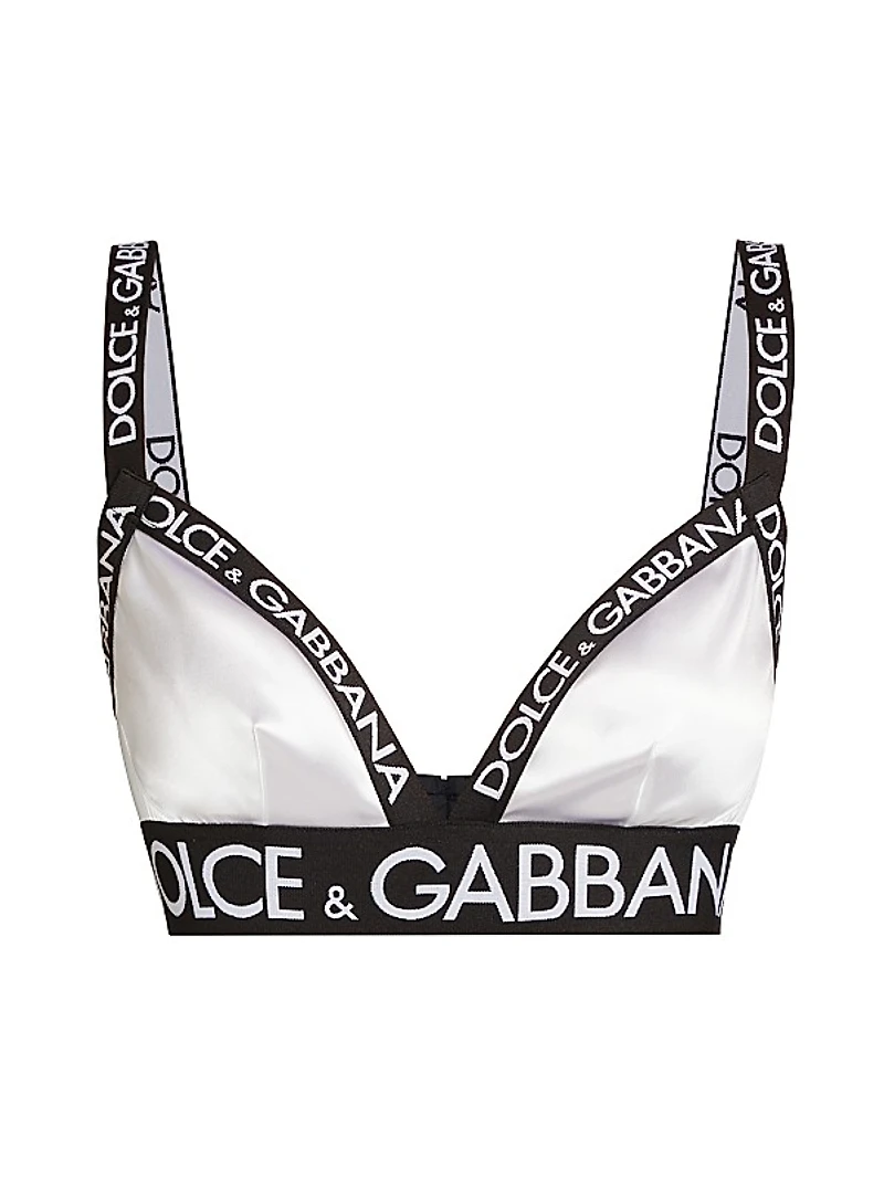 Logo Tape Triangle Bra