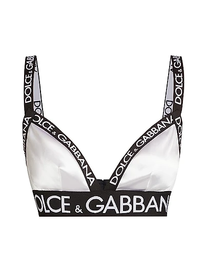 Logo Tape Triangle Bra