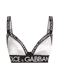 Logo Tape Triangle Bra