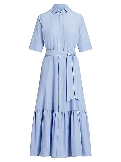 Cotton Poplin Shirtdress