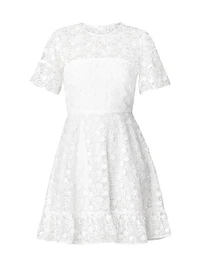 Sora Floral Short-Sleeve Minidress