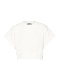 Short Sleeved Fleece Sweatshirt