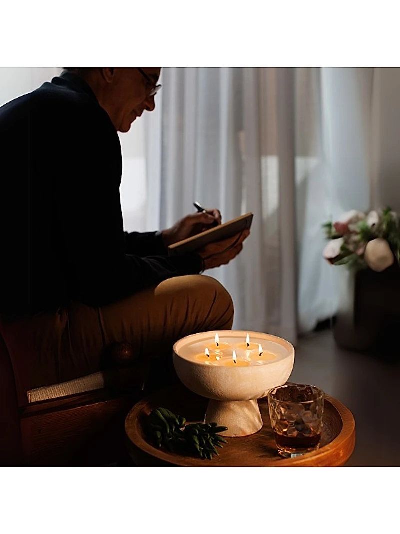 Nostalgia Bergamot & Musk Ceramic Candle