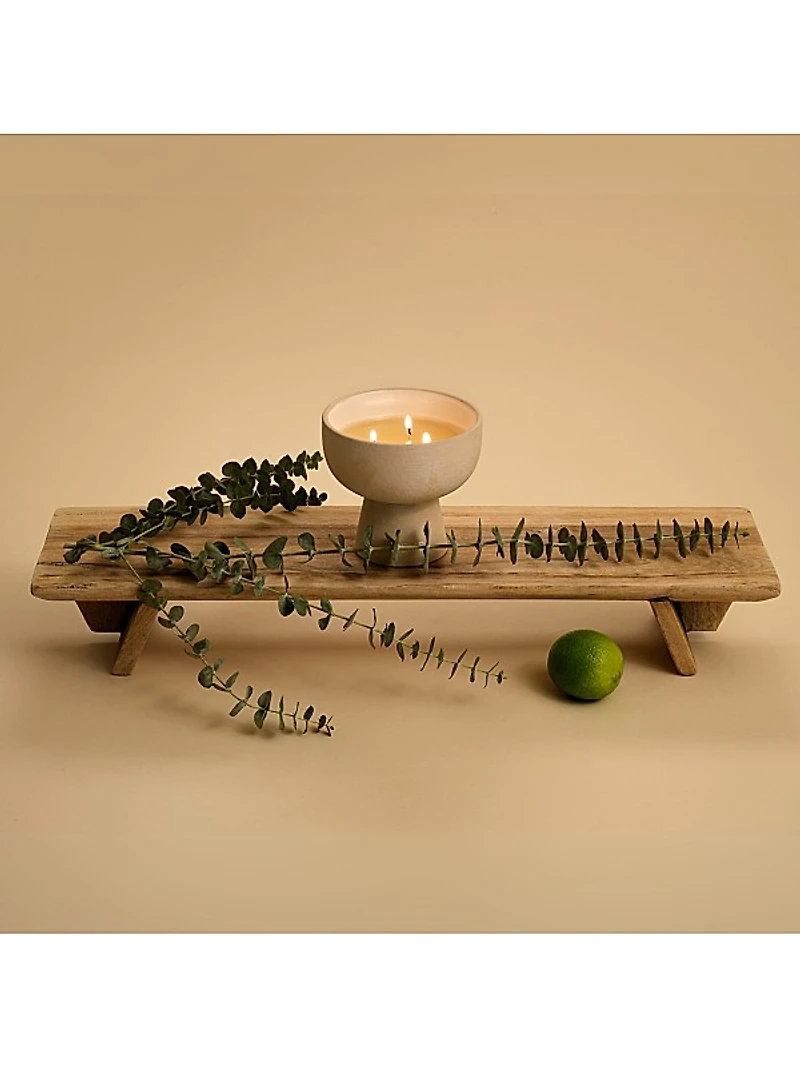 Focus Eucalyptus & Lime Ceramic Candle