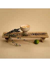 Focus Eucalyptus & Lime Ceramic Candle