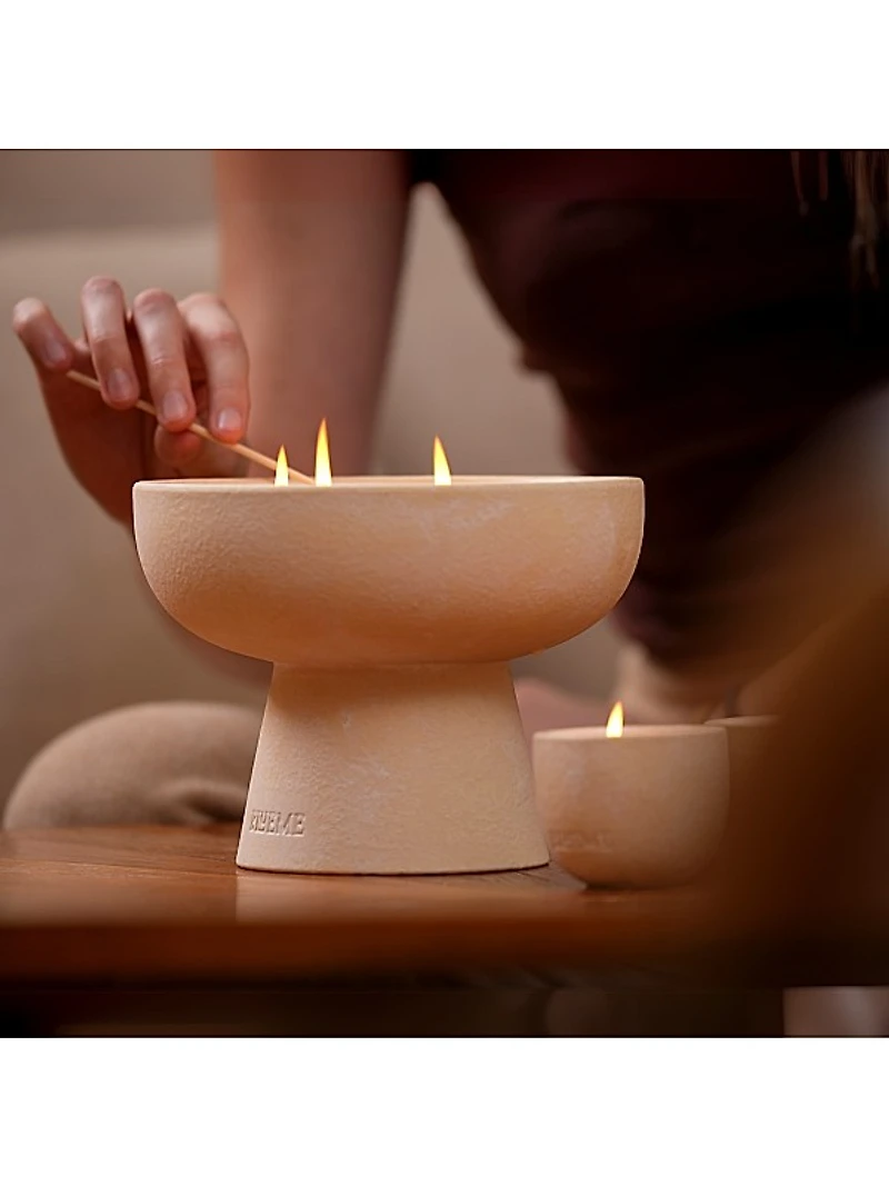 Focus Eucalyptus & Lime Ceramic Candle