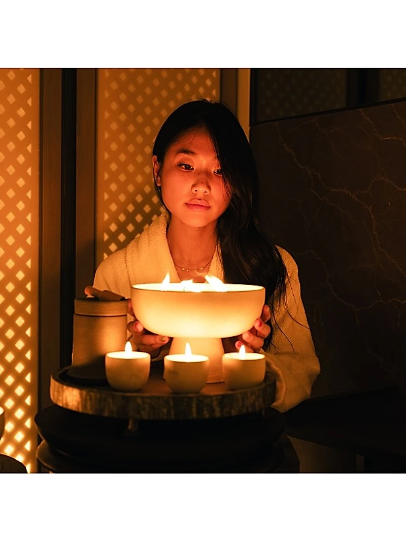 Calm Osmanthus & Sandalwood Ceramic Candle