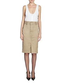 Henley Tank Top Cotton Poplin