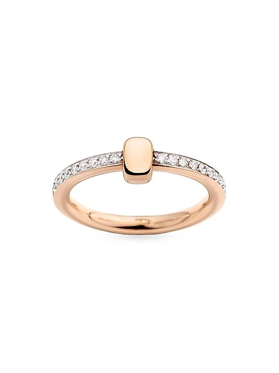Together 18K Rose Gold & 0.5 TCW Diamond Ring