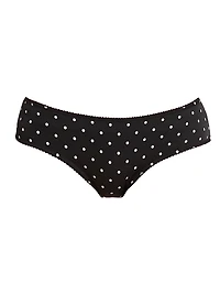 Polka Dot Silk-Blend Hipster Brief