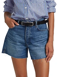 Cut-Off Denim Shorts