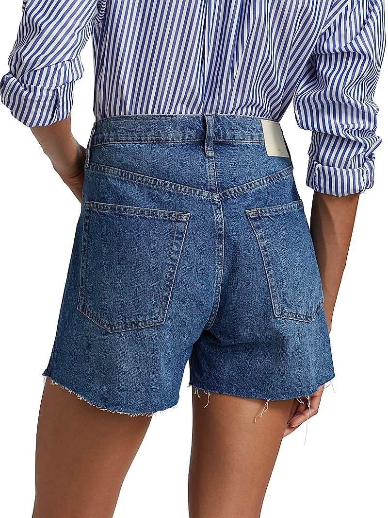 Cut-Off Denim Shorts
