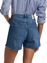 Cut-Off Denim Shorts