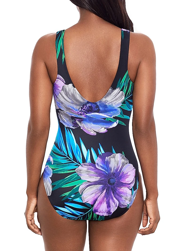 Flora Aura Its A Wrap One-Piece Swimsuit