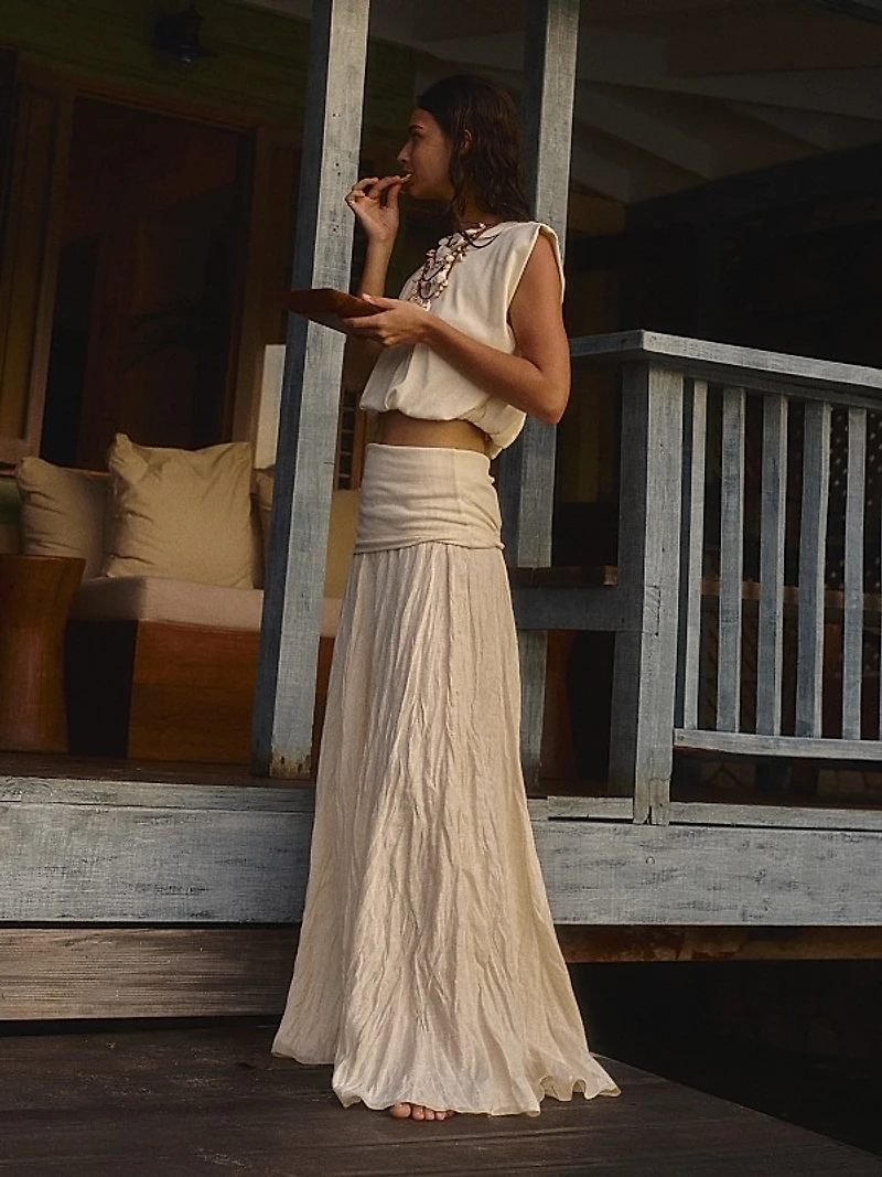 Light And Sound Maxi Skirt
