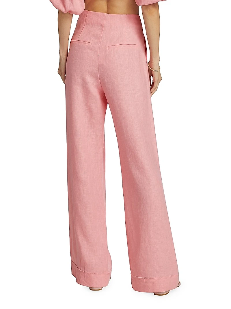 Dalia Wide-Leg Pants