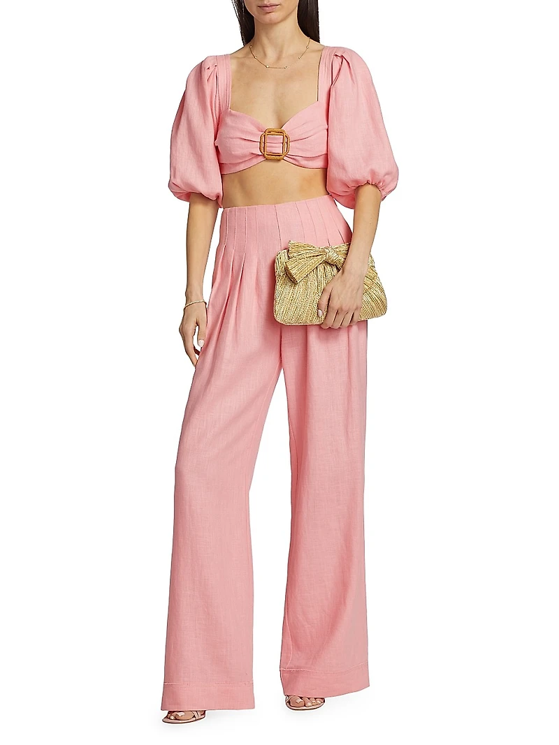 Dalia Wide-Leg Pants