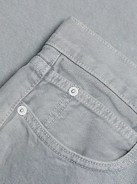 Low-Rise Denim Maxi Skirt