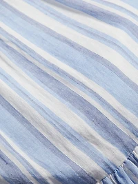 Zee Striped Cotton Minidress