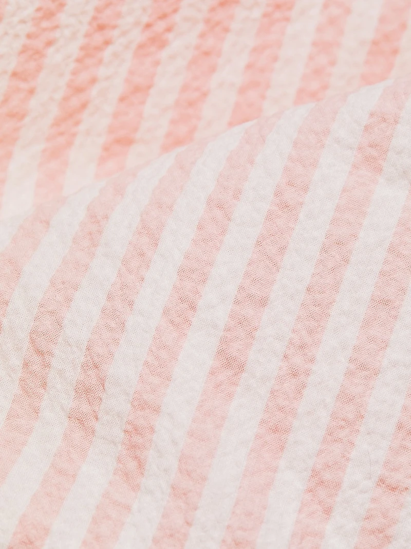 Avella Striped Cotton Minidress