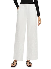 Dulche Eyelet Cotton Pants