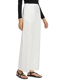 Dulche Eyelet Cotton Pants