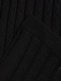 Dera Pointelle Knit Maxi Skirt