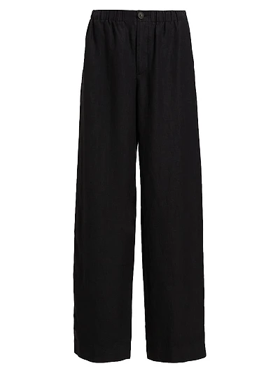 Utility Hemp Straight-Leg Pants