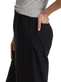 Utility Hemp Straight-Leg Pants