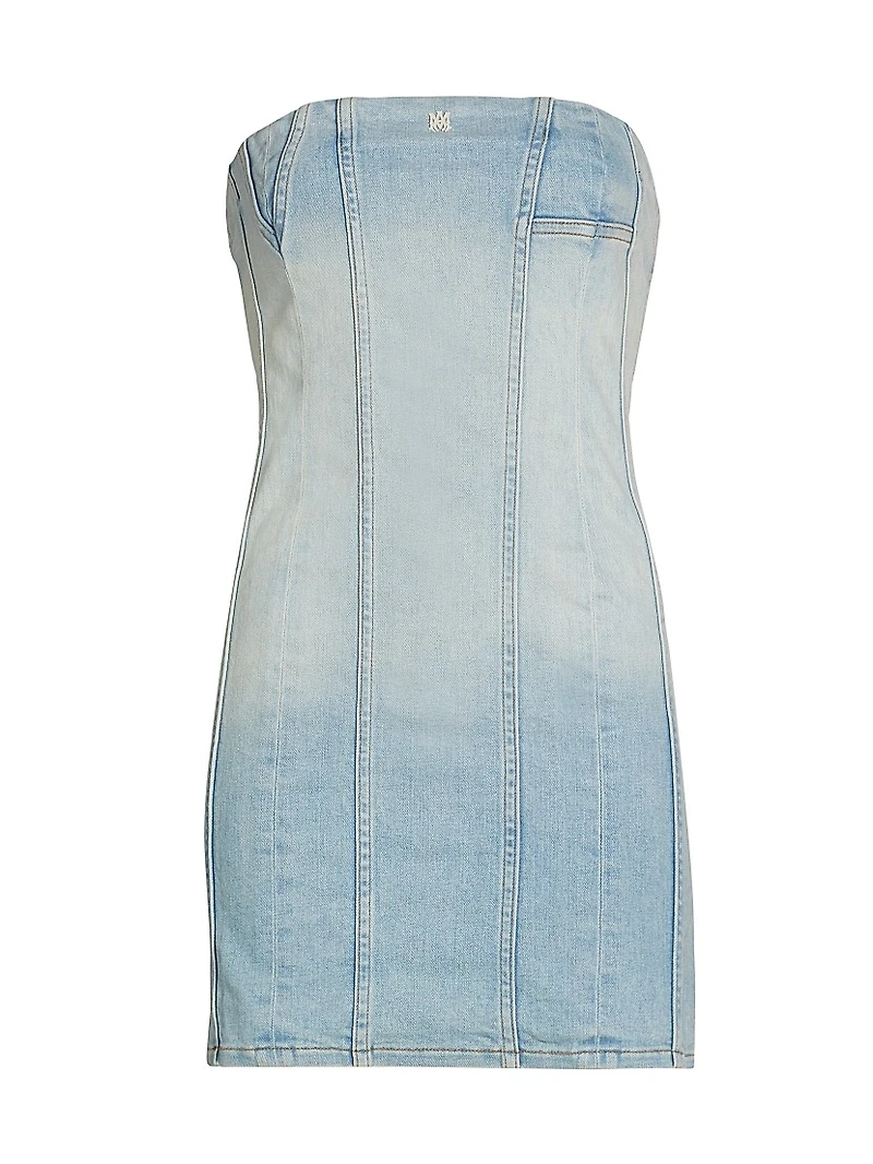 Ma Denim Bustier Minidress