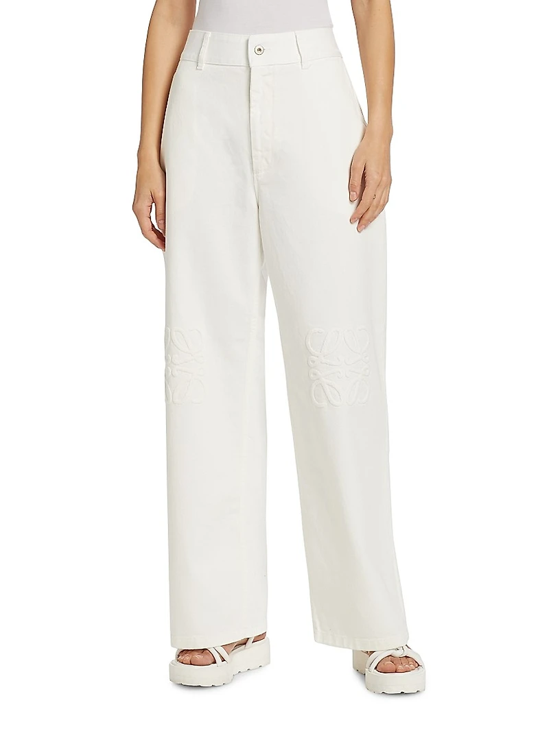 LOEWE x Paula's Ibiza Anagram Baggy Jeans