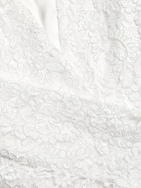 Floral Lace Fit-and-Flare Blazer