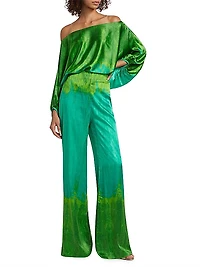Andie Ombré Silk Pants