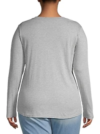 V-Neck Long-Sleeve T-Shirt