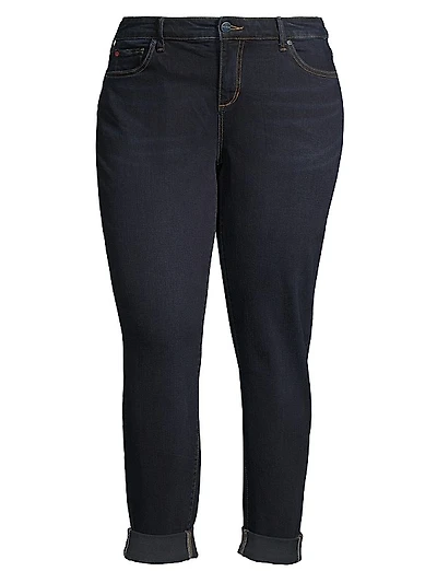 Mid-Rise Boyfriend Jeans