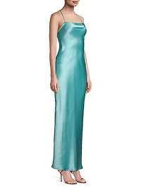 Dreamer Satin Strappy Maxi Dress