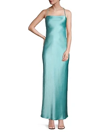 Dreamer Satin Strappy Maxi Dress