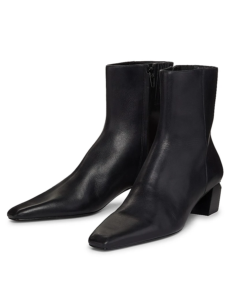 Toni 45MM Leather Ankle Boots
