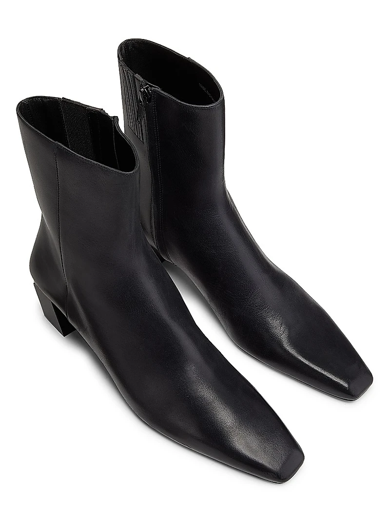 Toni 45MM Leather Ankle Boots
