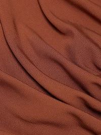 Ruched Jersey One-Shoulder Minidress