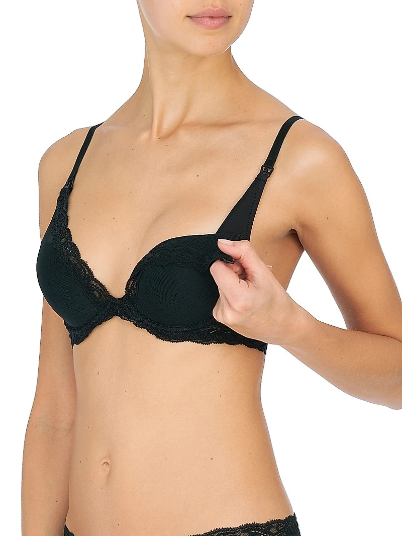 Feathers Plunge Nursing T-Shirt Bra