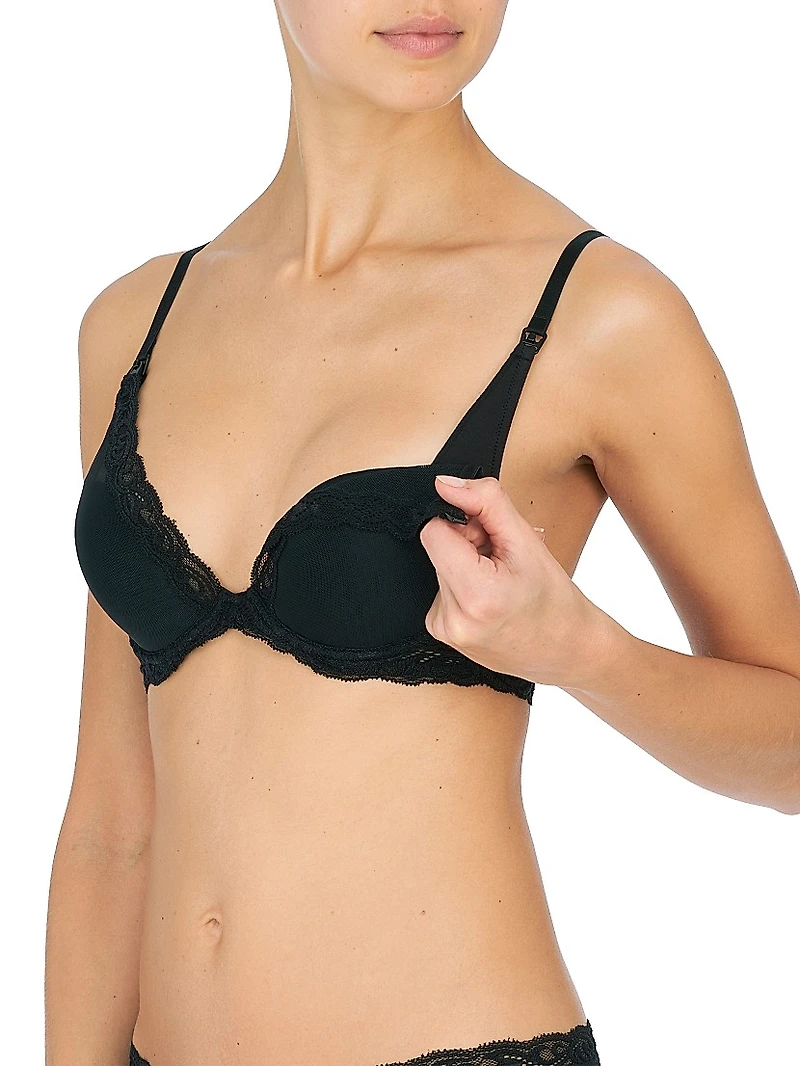 Feathers Plunge Nursing T-Shirt Bra